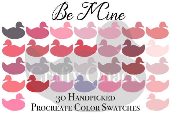 Be Mine Procreate Swatches: Integrating Curated Color into Your Digital Workflow