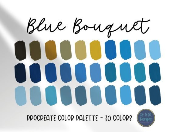 Blue Bouquet Procreate Color Palette: A Practical Guide to Streamlined Digital Illustration