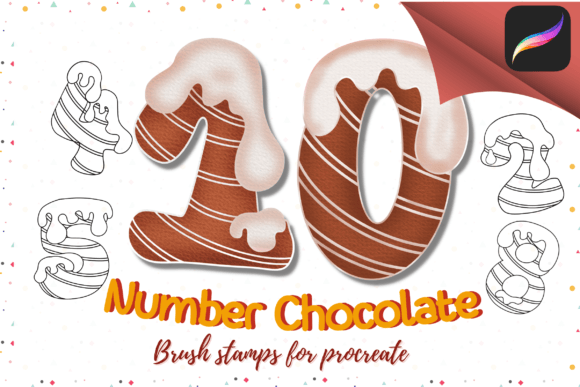 Brush Stamps Chocolate Number: A Creative Guide for Procreate Users
