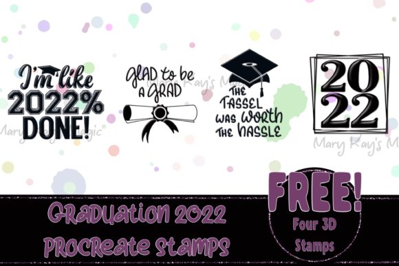 Celebrate Your Milestone: A Guide to Using Free 3D Procreate Graduation Stamps