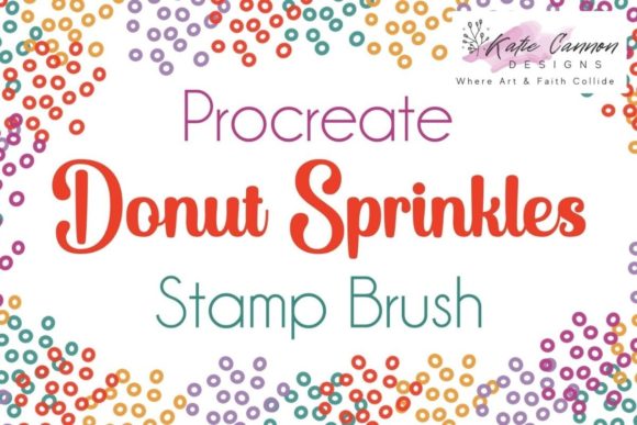 Donut Sprinkles Procreate Stamp Brush Guide