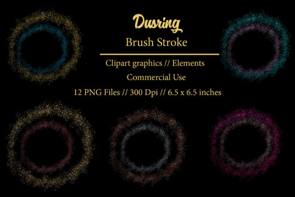 Elevating Digital Design with Dusring Brush Stroke Clipart Element: A Strategic Asset for Modern Creators
