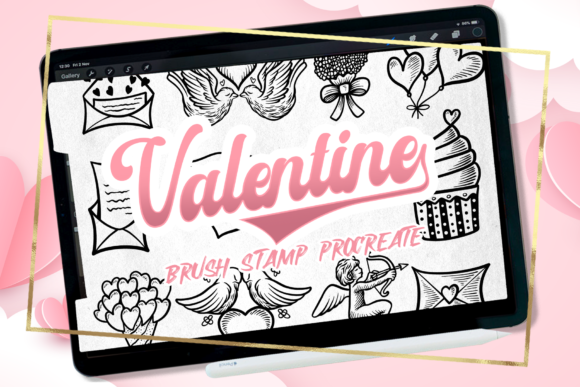 Enhancing Digital Romance: A Practical Guide to the Valentine Element Brush Stamp