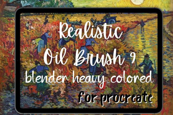 Evaluating the Procreate Oil Brush 10 Heavy Blender for Digital Impressionism