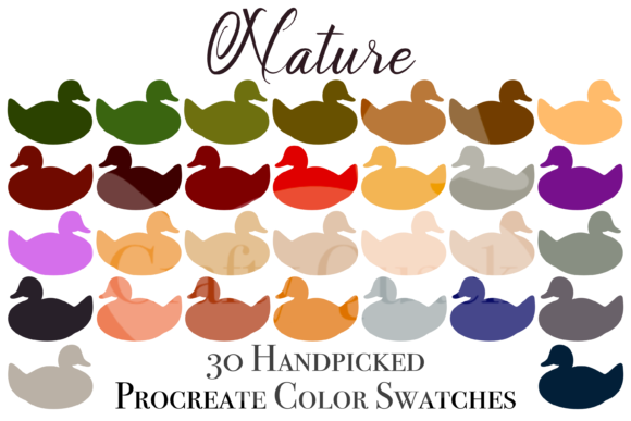 Harmonizing Digital Art: The Strategic Value of the Nature Procreate Color Swatch Palette