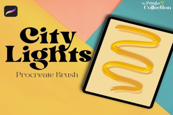 Illuminating Your Digital Art with the City Lights Single Procreate Brush