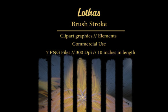 Lothas Brush Stroke Clipart Element