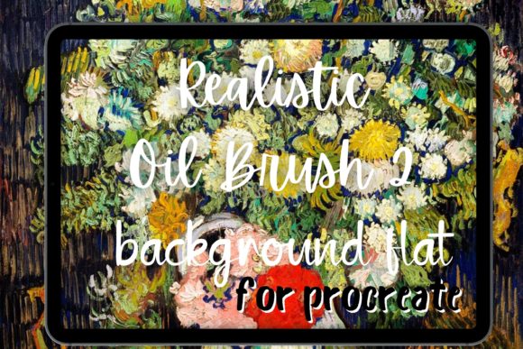 Mastering Digital Texture with the Procreate Oil Brush 2 Background Wash Flat