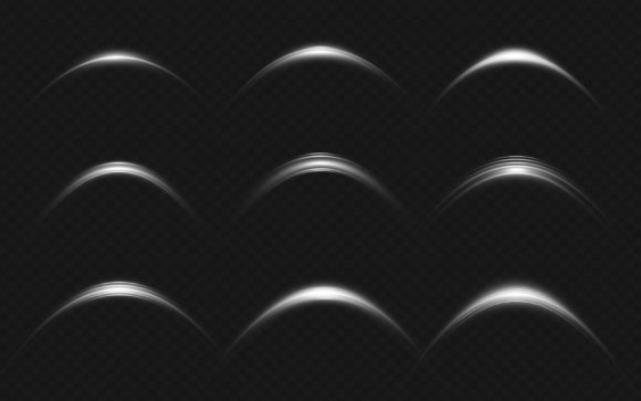 Mastering Visual Flow with White Animation Frames Light Curve Assets