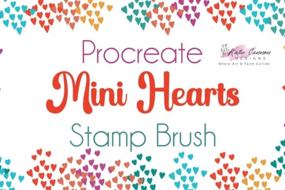 Mini Hearts Procreate Stamp Brush: A Quick Guide to Adding Texture and Charm