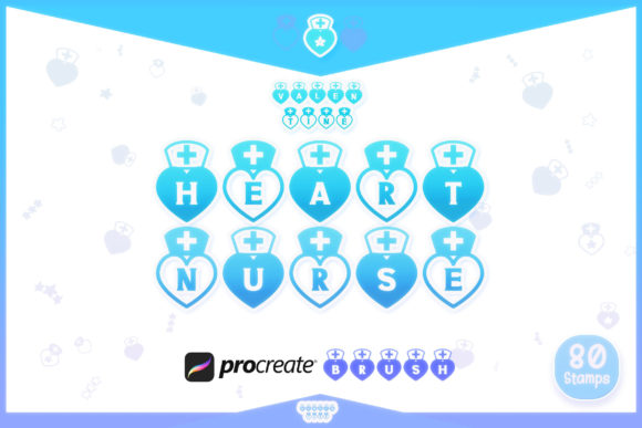 Procreate Brush Heart Nurse Valentines Guide