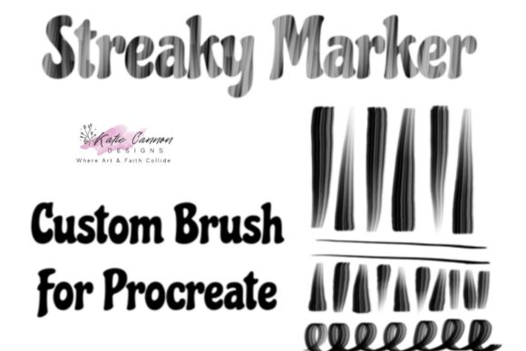 Streaky Marker Brush for Procreate: Adding Authentic Texture to Digital Art