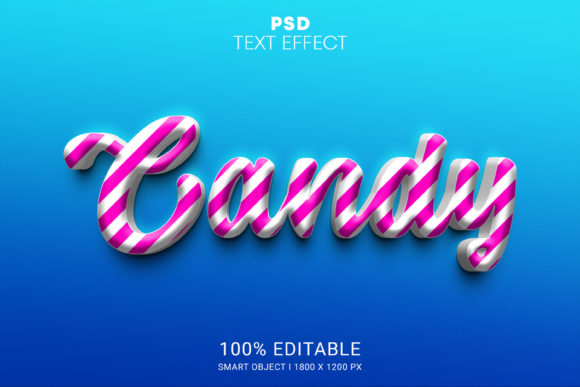 Streamlining Design Workflows with the Candy PSD Editable Text Effect