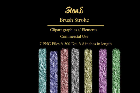 Unleashing Creativity with Ston.E Brush Stroke Clipart Elements