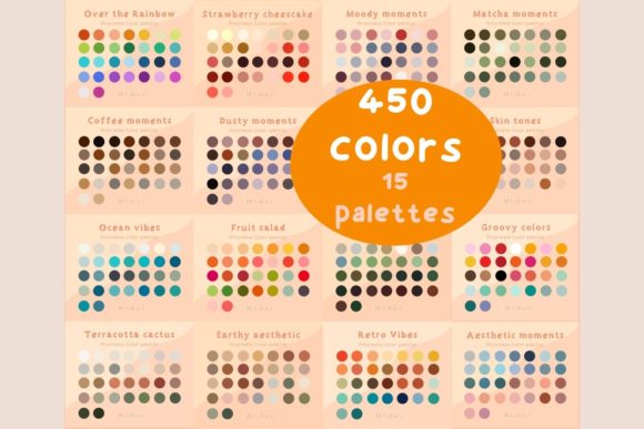 Unlocking Creative Potential with the 450 Color Palette Bundle Procreate